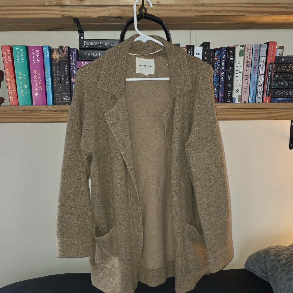 Thread & Supply Camel Cardigan